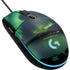 StockTrek Aurora Borealis Over Tjeldsundet in Norway G203 Prodigy RGB Wired Gaming Mouse Skin